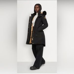 Moose Knuckles - GOLD STIRLING PARKA SHEARLING Parka Size 3X